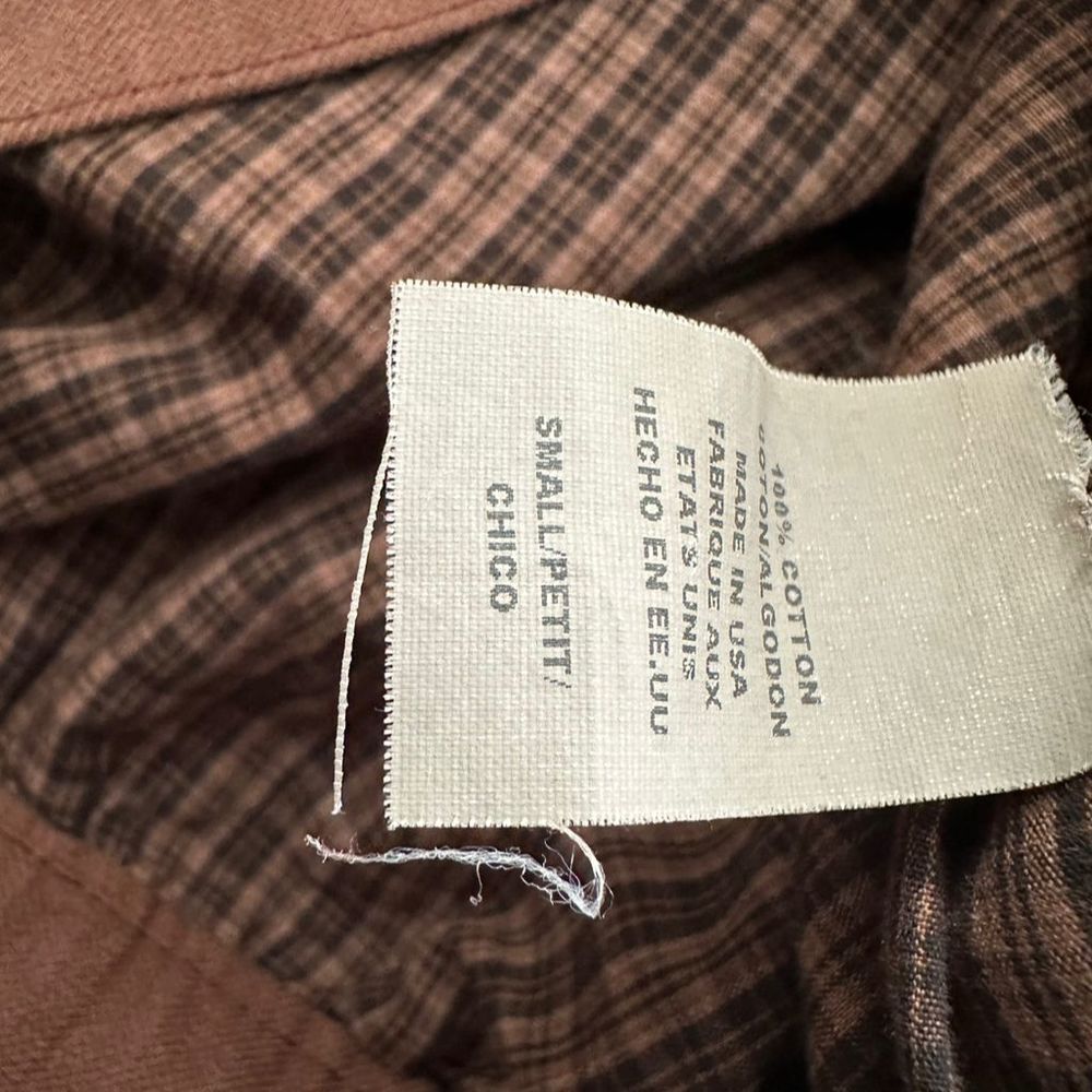 Rails International Size S Brown Button Front Mil… - image 4